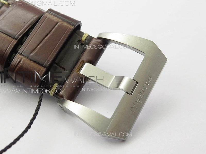 Pre Order PAM1116 SS VSF 1:1 Best Edition Green Dial on Brown Leather Strap P.9010 Super Clone